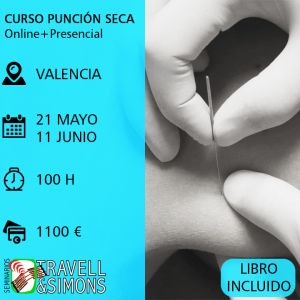 ÚLTIMOS DÍAS: Curso de punción seca: Fisioterapia conservadora e invasiva del SDM. Seminarios Travell y Simons