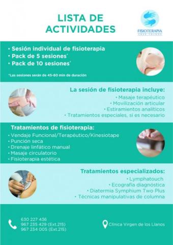 Fisioterapia Fran Toldos - Clinica Virgen de los Llanos