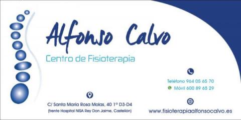 ALFONSO CALVO. Centro de Fisioterapia