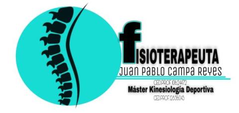 Fisioterapeuta Juan Pablo Campa 