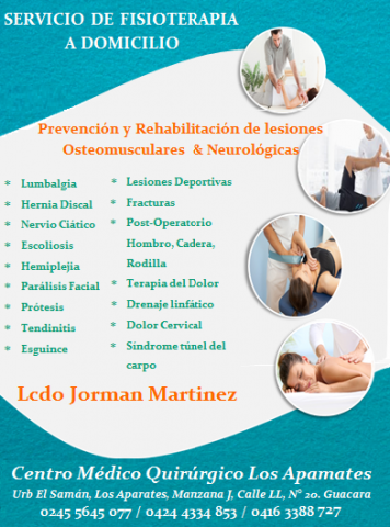 Fisioterapeuta Jorman Martinez